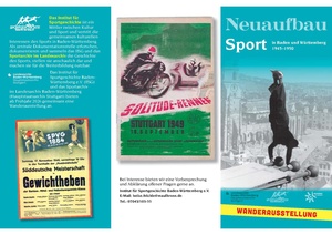 Wanderausstellung „Neuaufbau Sport in Baden und Württemberg 1945 – 1950"